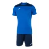 Joma Phoenix II Junior S/S Football Set: Royal Blue/Navy