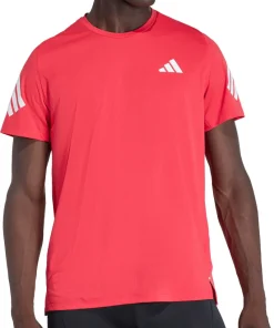 adidas Adi365 ClimaCool Short Sleeve Mens Running Top - Red