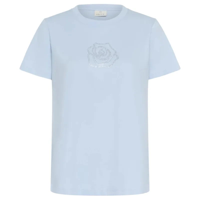 Kaffe Womens T-Shirt Jean Powder Blue