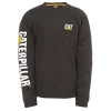 Caterpillar Trademark Banner Long Sleeve T-Shirt Black