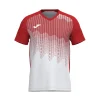 Joma Tiger VI S/S Football Shirt: White/Red