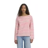 Ichi Womens IHmira Boatneck T-shirt Teaberry