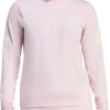 adidas Adi365 Iconic Half Zip Long Sleeve Womens Running Top - Pink