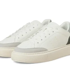 Jack & Jones Aspire Court Trainers White Vapour Blue/Castlerock