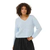Kaffe Womens KAmetta Pullover Nantucket Breeze