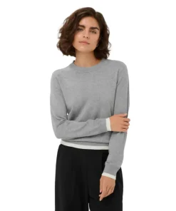 Kaffe Womens KAlizza Pullover Grey Melange