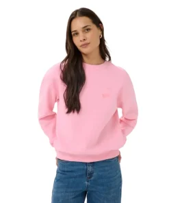 Kaffe Womens KAmelody Sweatshirt Pink Frosting