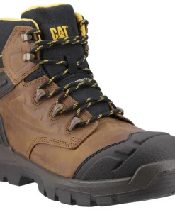 Caterpillar STRIVER XL 6" Safety Boot Dark Beige/Black/Yellow