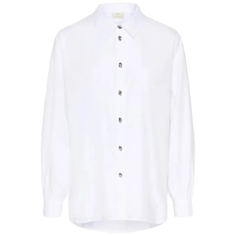 Kaffe Womens Shirt Noella Optical White