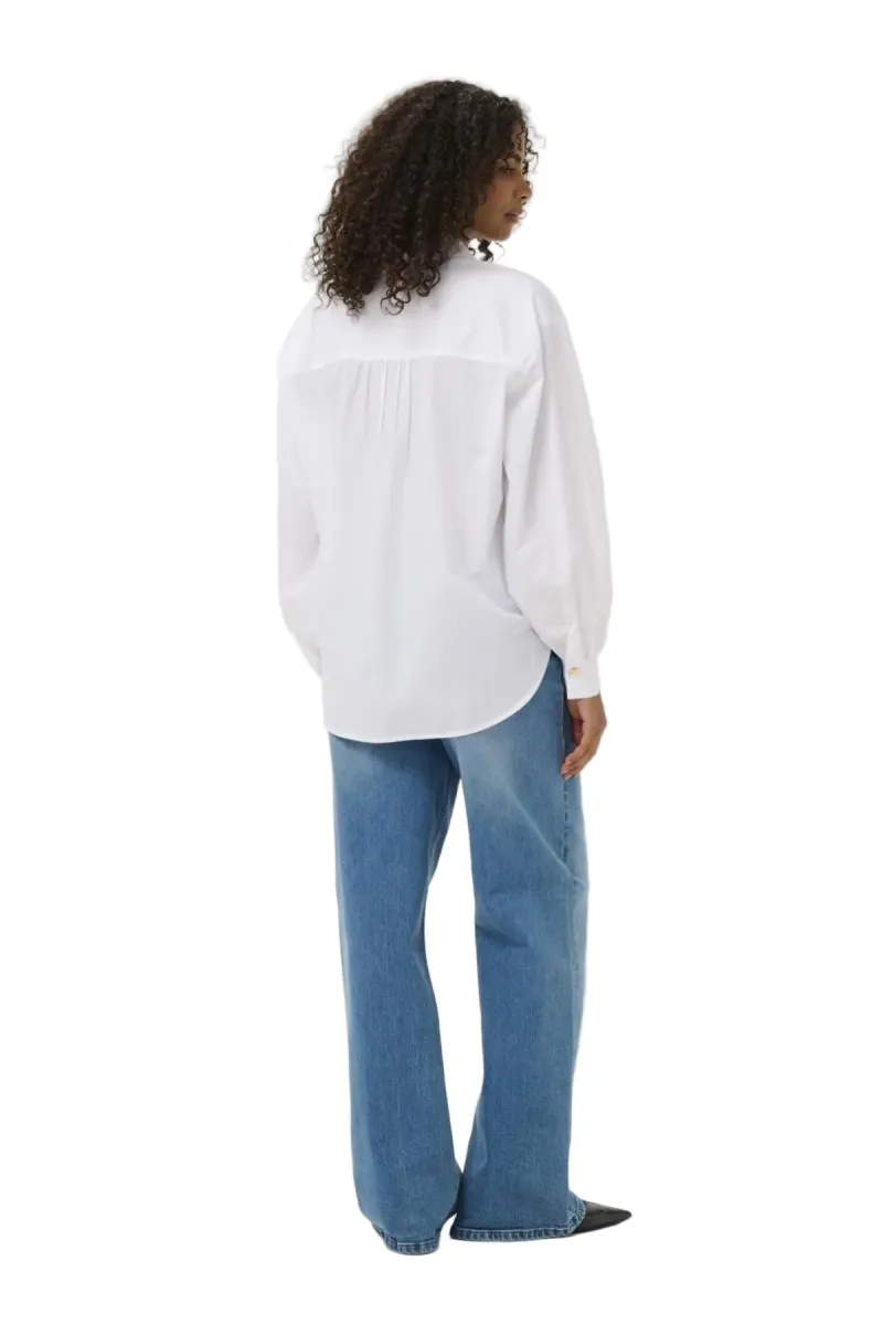 Kaffe Womens Shirt Noella Optical White - Image 3