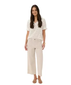 Kaffe Womens KAbrook Crooped Jeans Moonbeam