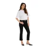 Kaffe Womens KAriver Cropped Jeans Black Deep