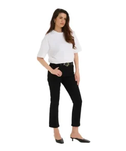 Kaffe Womens KAriver Cropped Jeans Black Deep