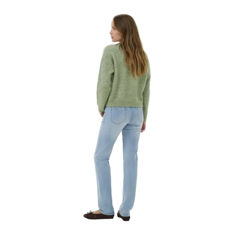 Kaffe Womens KAjacinta Pullover Sea Spray Melange - Image 3