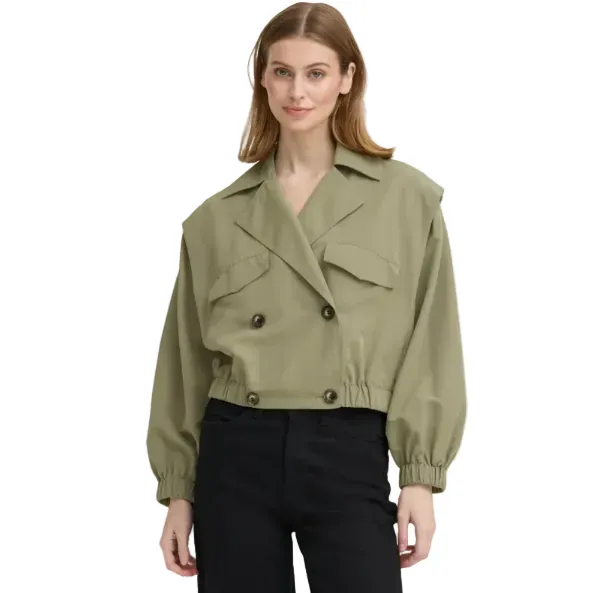 Ichi Womens Ihgezavo Jacket Deep Lichen Green