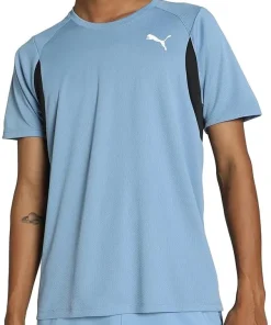 Puma UltraBreathe Short Sleeve Mens Training Top - Blue