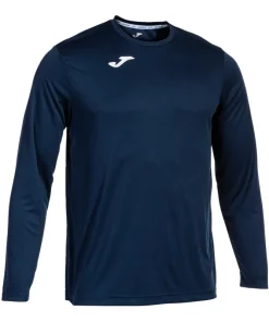 Joma Combi Junior L/S Football Shirt: Navy