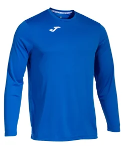 Joma Combi Junior L/S Football Shirt: Royal Blue