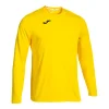 Joma Combi Junior L/S Football Shirt: Yellow
