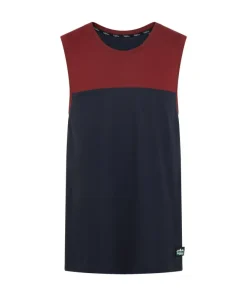 Ridgeline Ridgeline Mens Back Slider Singlet Top Navy Multi