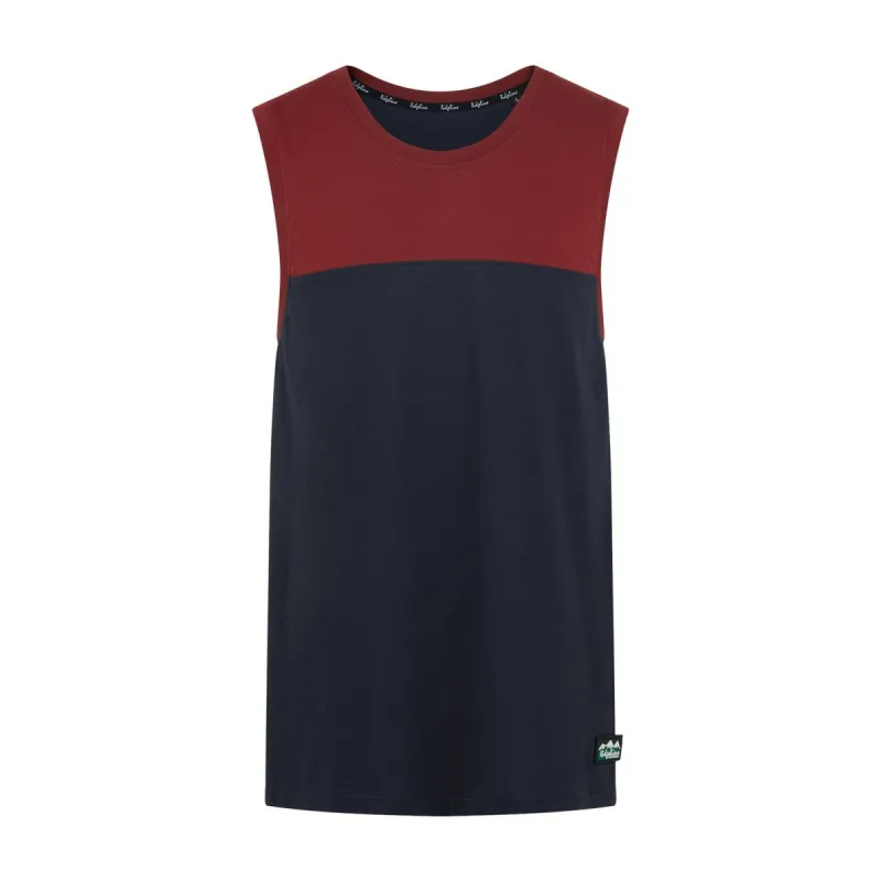 Ridgeline Ridgeline Mens Back Slider Singlet Top Navy Multi