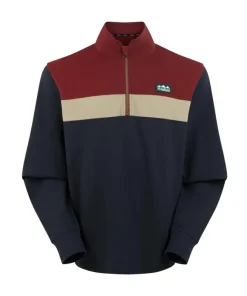 Ridgeline Ridgeline Mens Back Slider Rugby Top Navy Multi