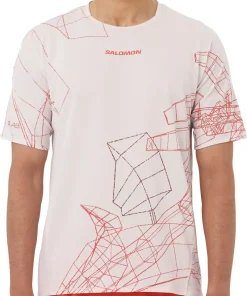 Salomon S/LAB Speed Short Sleeve Mens Running Top - Cream