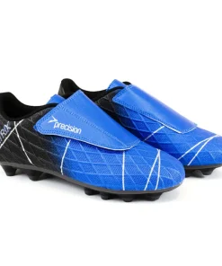 Precision Matrix Junior Football Boots FG: Blue/Black/Silver