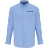 Superstars Men's L/S Oxford Shirt: White / Light Blue