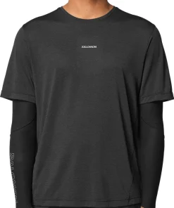 Salomon SHAKEout Core Short Sleeve Mens Running Top - Black