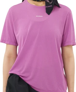Salomon SHAKEout Core Short Sleeve Womens Running Top - Pink