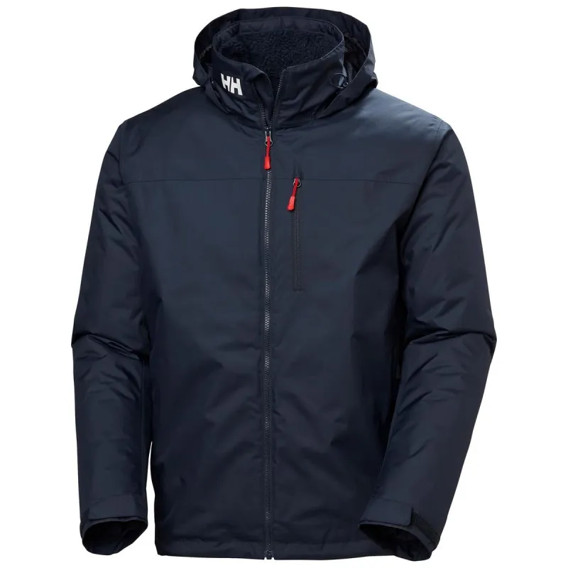 Helly Hansen Sport Crew Hooded Midlayer Sailing Jacket 2.0 Navy - Image 3