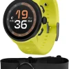 Suunto Run GPS Silicone Strap Sports Watch + FREE Smart Heart Rate Belt - Lime
