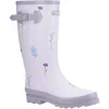 Cotswold Wildflower Tall Wellingtons Lilac