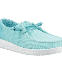 HEYDUDE Wendy Stretch Sox Shoes Ceramic Blue