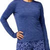 Brooks Luxe Long Sleeve Womens Running Top - Blue