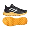 Adidas Youngstar Junior Hockey Shoes: Black/Yellow