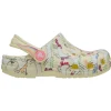 Crocs Girls Classic Unicorn Graphic Clog Yellow Light