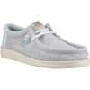 HEYDUDE Wally Jute Shoes Cloud Blue/Dawn Blue