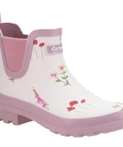 Cotswold Wildflower Ankle Wellingtons Pink