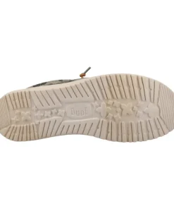 HEYDUDE Wally Palm Jute Shoes Burnt Olive/Ginger Brown