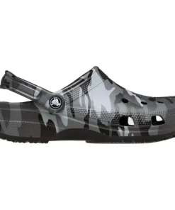 Crocs Classic Camouflage Clog Black/Slate Grey