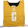 Netball Bib Gilbert Reversible Amber/Black