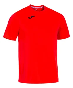 Joma Combi Junior S/S Football Shirt: Fluor Coral