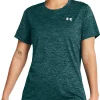 Under Armour Tech Twist Short Sleeve Womens Training Top - Green