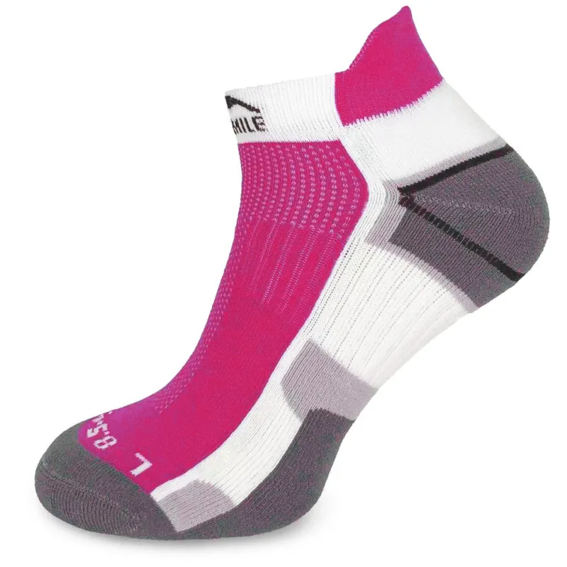 More Mile Miami Running Socks - Pink