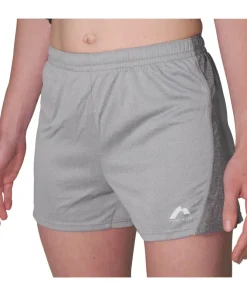 More Mile Marl Jersey Womens Training Shorts - Grey