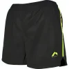 More Mile Square-Cut Womens Running Shorts - Black