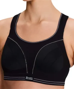 Shock Absorber Ultimate Run Womens Sports Bra - Black