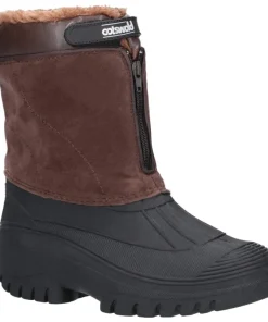 Cotswold Venture Waterproof Winter Boot Brown